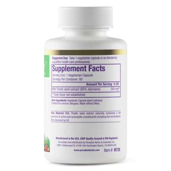 Version 1.0.0 Suplemento herbal cardo mariano extracto natural para detox