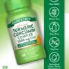 Suplemento herbal con cúrcuma, cereza ácida y extractos naturales