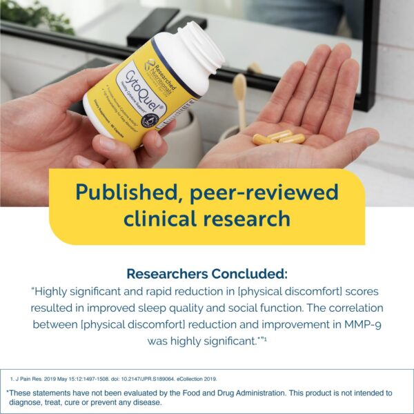 Suplemento herbal CytoQuel con extracto de cúrcuma y NAC para salud