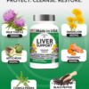 Suplemento herbal con extractos naturales para detox hepático diario