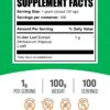 Suplemento herbal de hoja de gordolobo BulkSupplements 1000mg