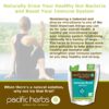 Suplemento herbal con hongo Reishi para soporte inmunológico