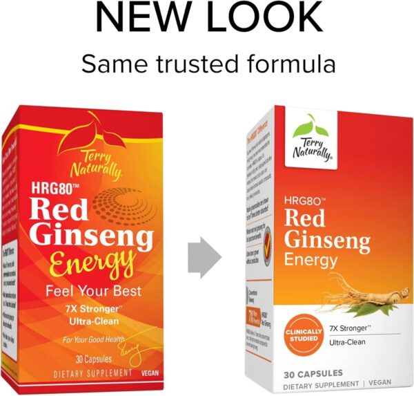 Suplemento herbal HRG80 con polvo de raíz de ginseng rojo coreano