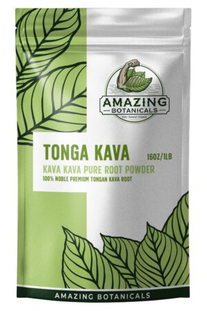 Version 1.0.0 Suplemento herbal Kava Tonga pura 16oz Amazing Botanicals
