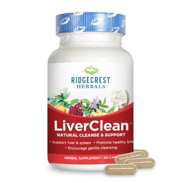 Version 1.0.0 Suplemento herbal LiverClean Ridgecrest Herbals para hígado
