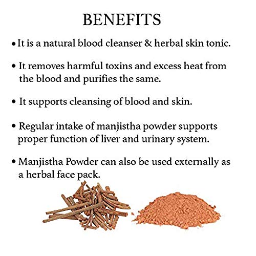 Version 1.0.0 Suplemento herbal Manjistha Rubia cordifolia sin gluten vegano