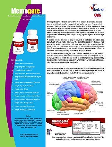 Suplemento herbal Memogate para apoyo neurológico