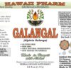 Suplemento herbal natural Galanga botella 64 onzas