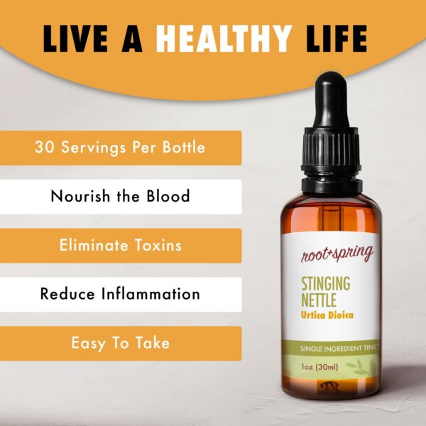 Version 1.0.0 Suplemento herbal natural de ortiga root + spring