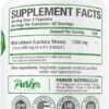 Suplemento herbal Parker Naturals extracto concentrado lechuga 4 a 1