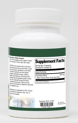 Suplemento herbal polvo Cohosh Negro Dong Quai TerraVita