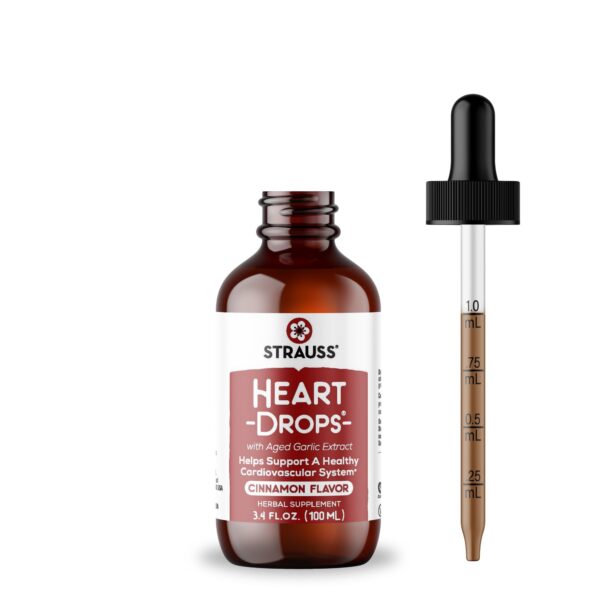 Version 1.0.0 Suplemento herbal Strauss Naturals Heartdrops para corazón