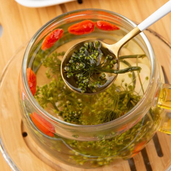 Version 1.0.0 Suplemento herbal de té de flor de ginseng Changbai Montaña 500g