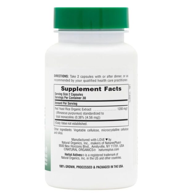 Version 1.0.0 Suplemento herbario rojo de levadura arroz máxima potencia