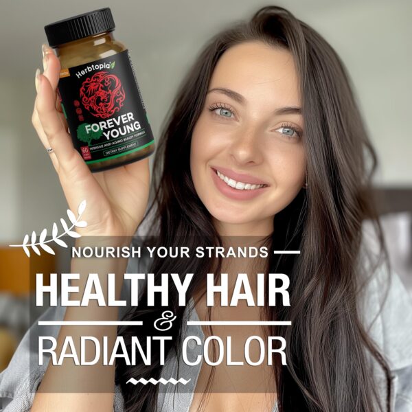 Version 1.0.0 Suplemento natural Herbtopia con ginseng rojo y hongos