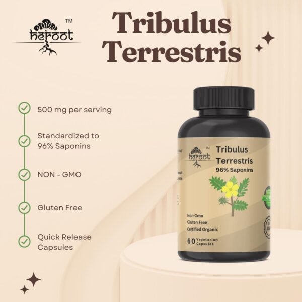Suplemento heroot tribulus para energía y rendimiento físico