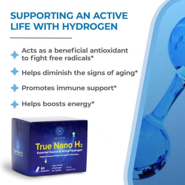 Suplemento hidrógeno molecular con cúrcuma cápsulas 60 piezas