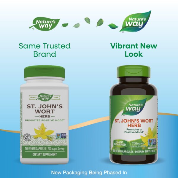 Version 1.0.0 Suplemento Hierba de San Juan Nature's Way para bienestar emocional