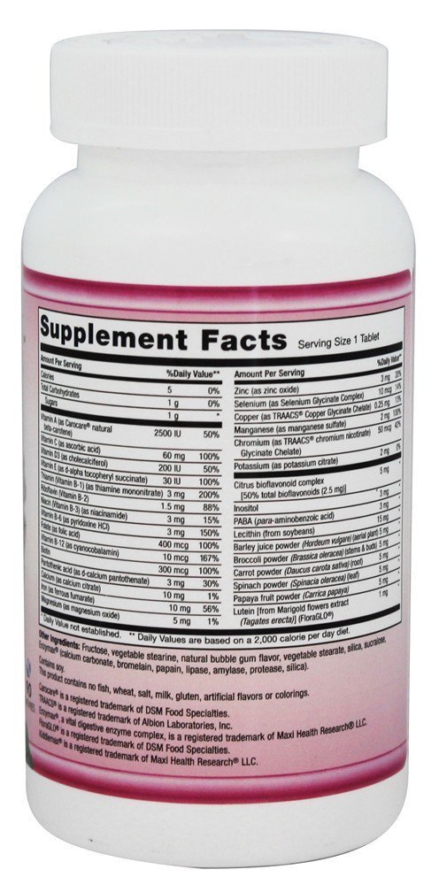 Suplemento con hierro y zinc para crecimiento infantil