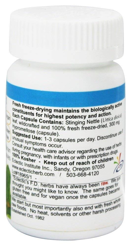 Suplemento natural hoja de ortiga para apoyo inmune Instituto Ecléctico