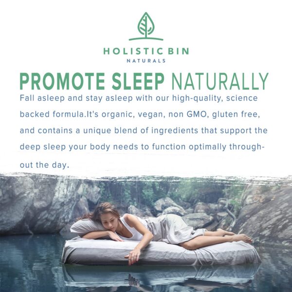 Suplemento Holistic Bin para sueño profundo sin efectos secundarios