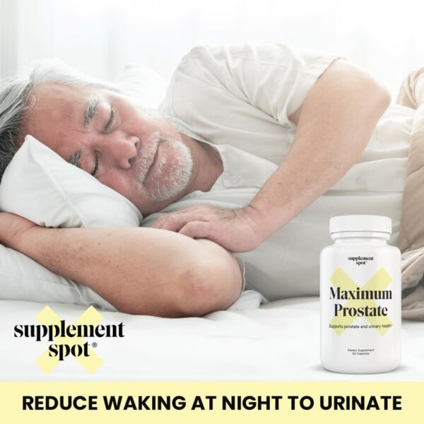 Version 1.0.0 Suplemento para hombres apoyo salud próstata visión lateral