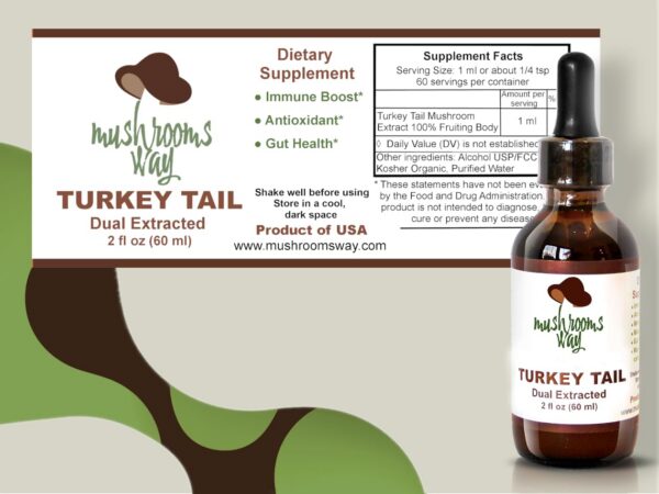 Version 1.0.0 Suplemento de hongo Cola de Pavo vegano y sin gluten