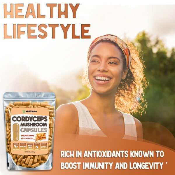 Suplemento de hongo cordyceps para resistencia