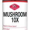 Suplemento de hongos Olympian Labs 10X en cápsulas