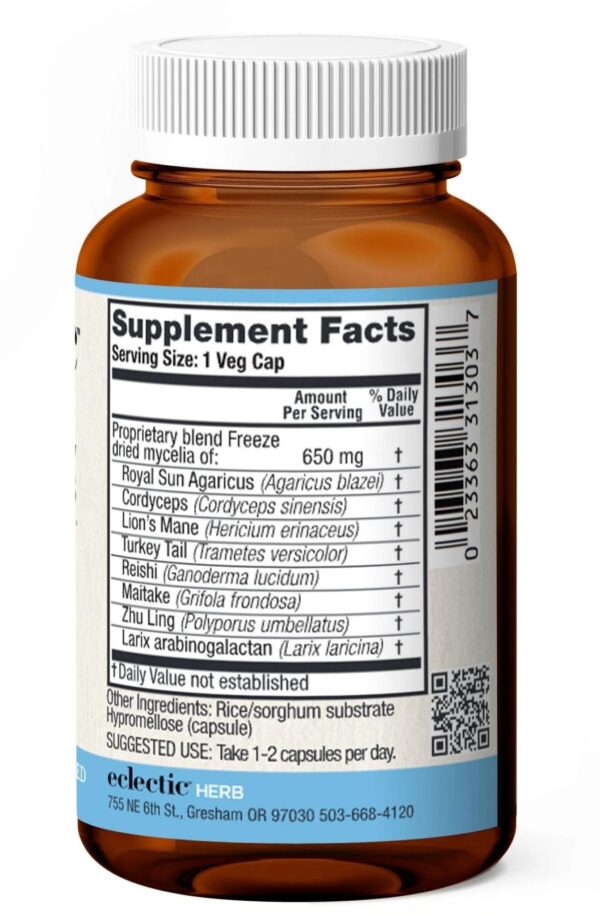 Version 1.0.0 Suplemento de hongos orgánicos Eclectic Institute