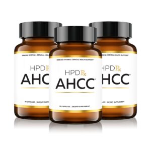 Suplemento HPD Rx AHCC y hongos shiitake para sistema inmunológico fuerte