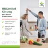 suplemento con HRG80 ginseng rojo para hombres