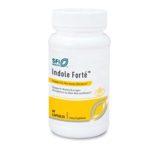 Suplemento Indole Forté de Klaire Labs para balance hormonal