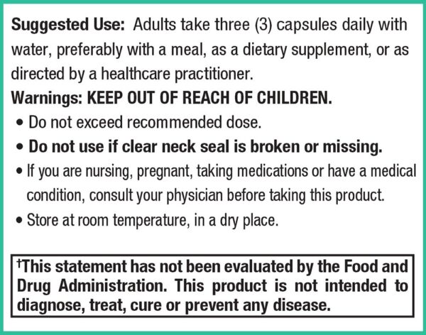 Suplemento con ingredientes antioxidantes para detox hepático