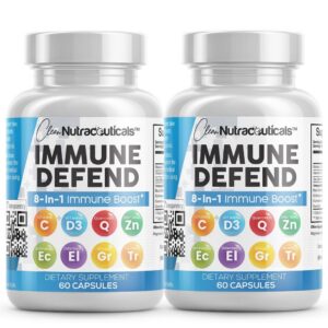 Suplemento Inmunológico Clean Nutraceuticals 8 en 1 con zinc y vitamina C