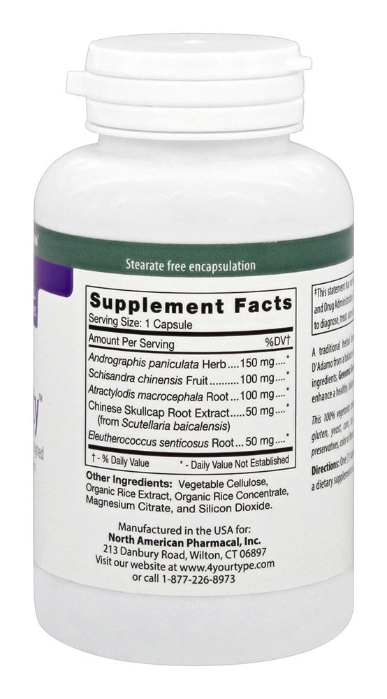 Suplemento inmunológico D'Adamo Genoma Security 60 cápsulas