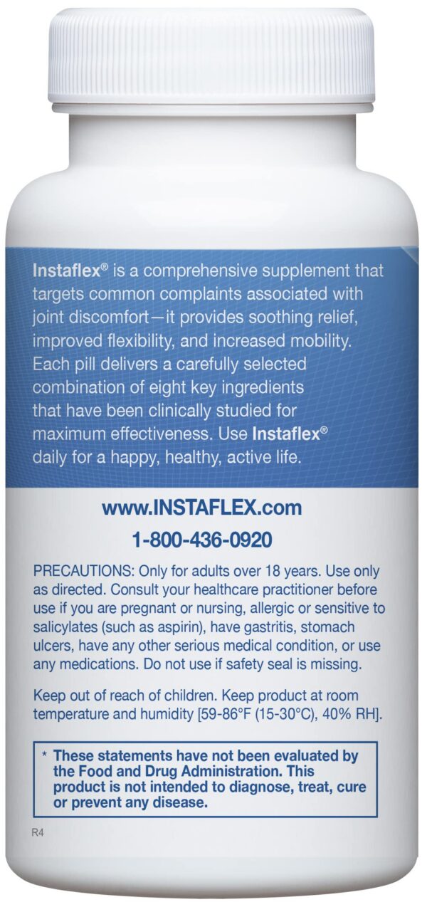 Suplemento Instaflex caja frontal para soporte articular