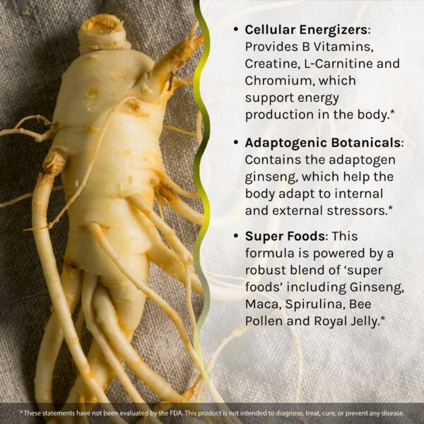 Suplemento Irwin Naturals sin cafeína para energía y rendimiento mental