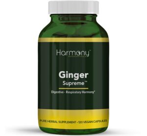 Suplemento jengibre Harmony Nutraceuticals botella