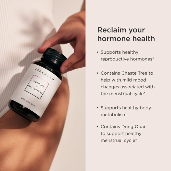 Version 1.0.0 Suplemento JSHealth apoyo premenstrual vitamina con magnesio y vitaminas b3 b6