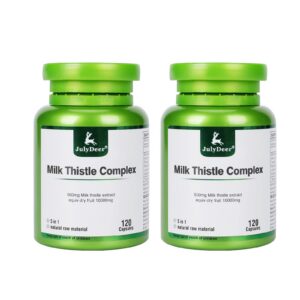 Suplemento JulyDeer cardo mariano 2 botellas 240 cápsulas