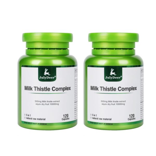 Suplemento JulyDeer cardo mariano 2 botellas 240 cápsulas