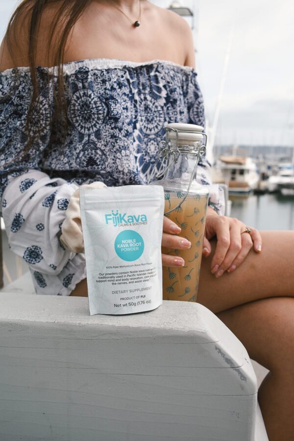 Suplemento de kava para alivio estrés y apoyo al sueño