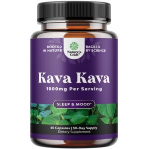 Version 1.0.0 Suplemento kava kava 1000mg cápsulas Natures Craft