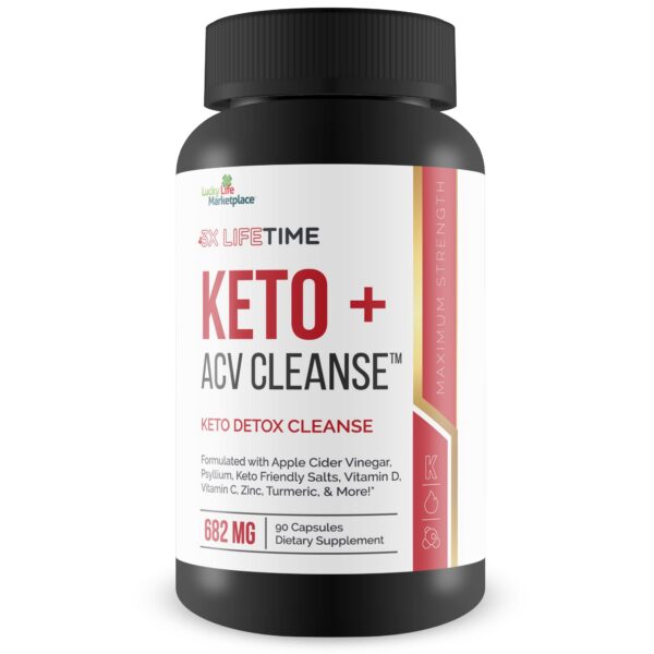 Suplemento Keto + ACV Cleanse Detox 90 días