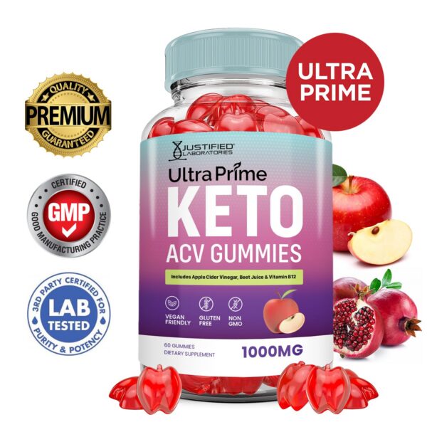 Version 1.0.0 Suplemento keto gomas con vinagre manzana ultra prime