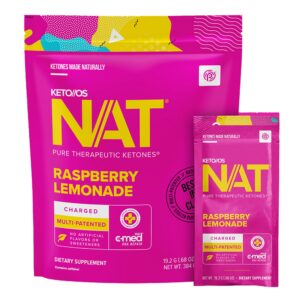 Suplemento Keto NAT limonada frambuesa 20 porciones