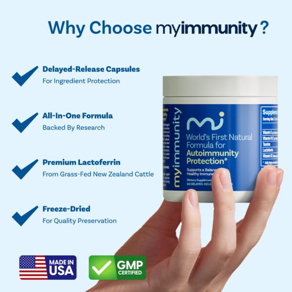 Suplemento con liberación retardada myimmunity para absorción óptima