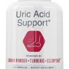 Botella suplemento limpieza ácido úrico 3 en 1 con extracto cereza y cúrcuma