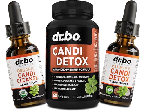 Suplemento de limpieza de candida con aceite de orégano orgánico